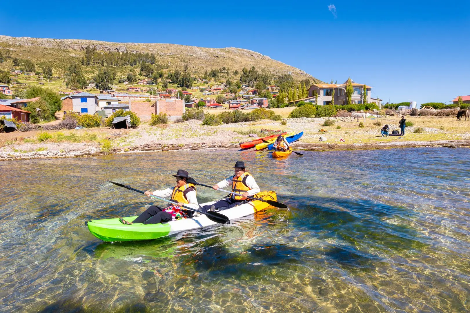 Kayak and Sailing Titicaca