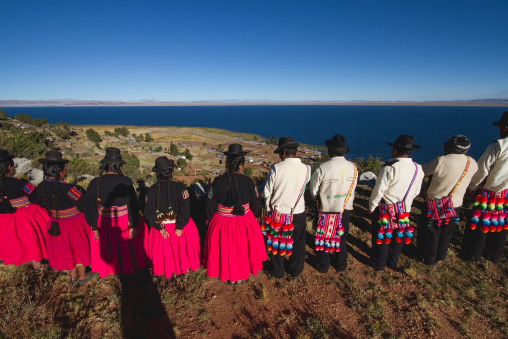 Pobladores de Luquina