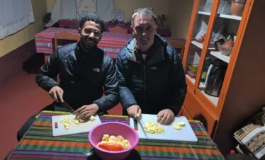 Cooking experience in Luquina Chico on Lake Titicaca, Peru